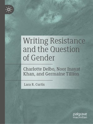 cover image of Writing Resistance and the Question of Gender